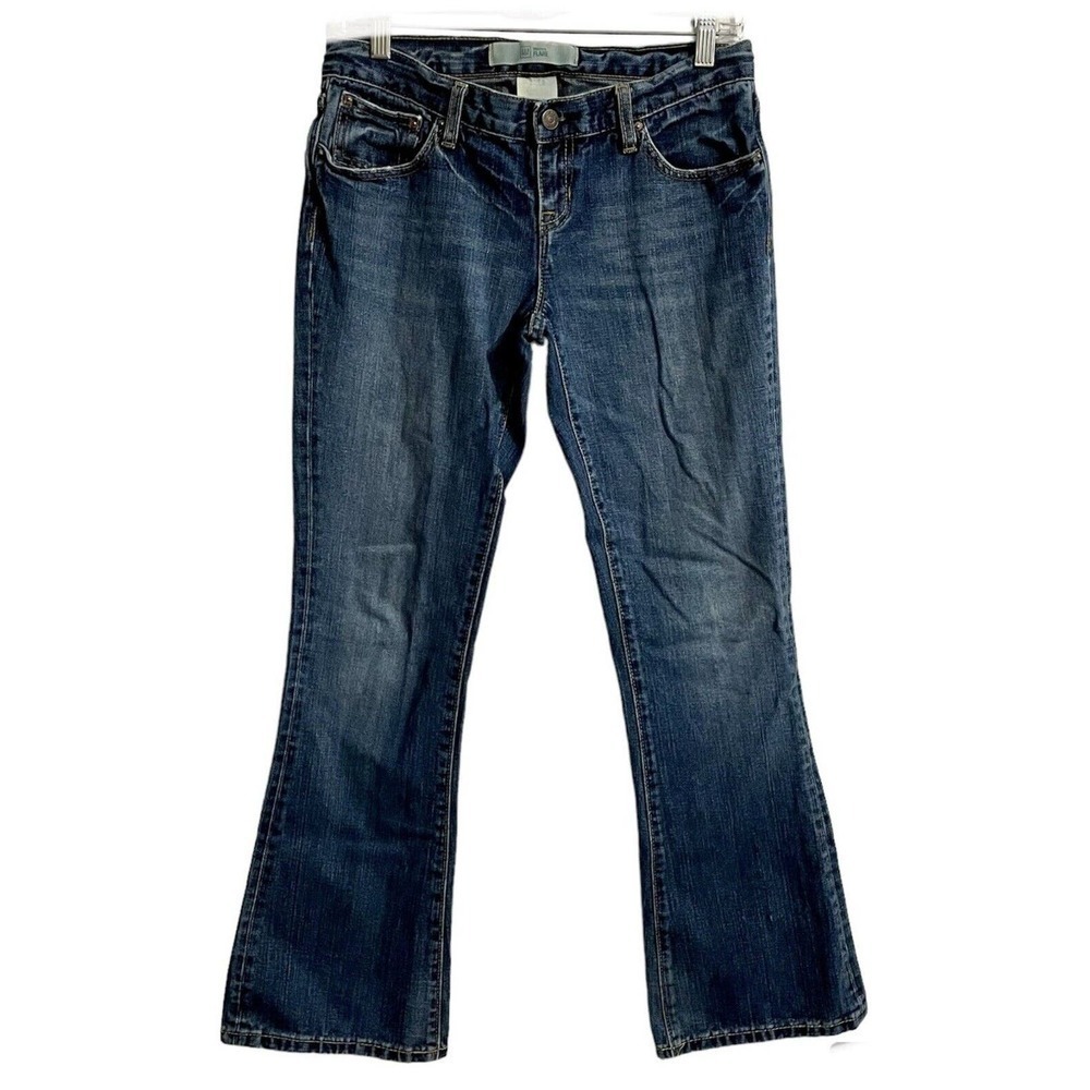 Gap Original Flare Low Rise Denim Jeans Blue Size 6R Women Y2K 2006 100%…